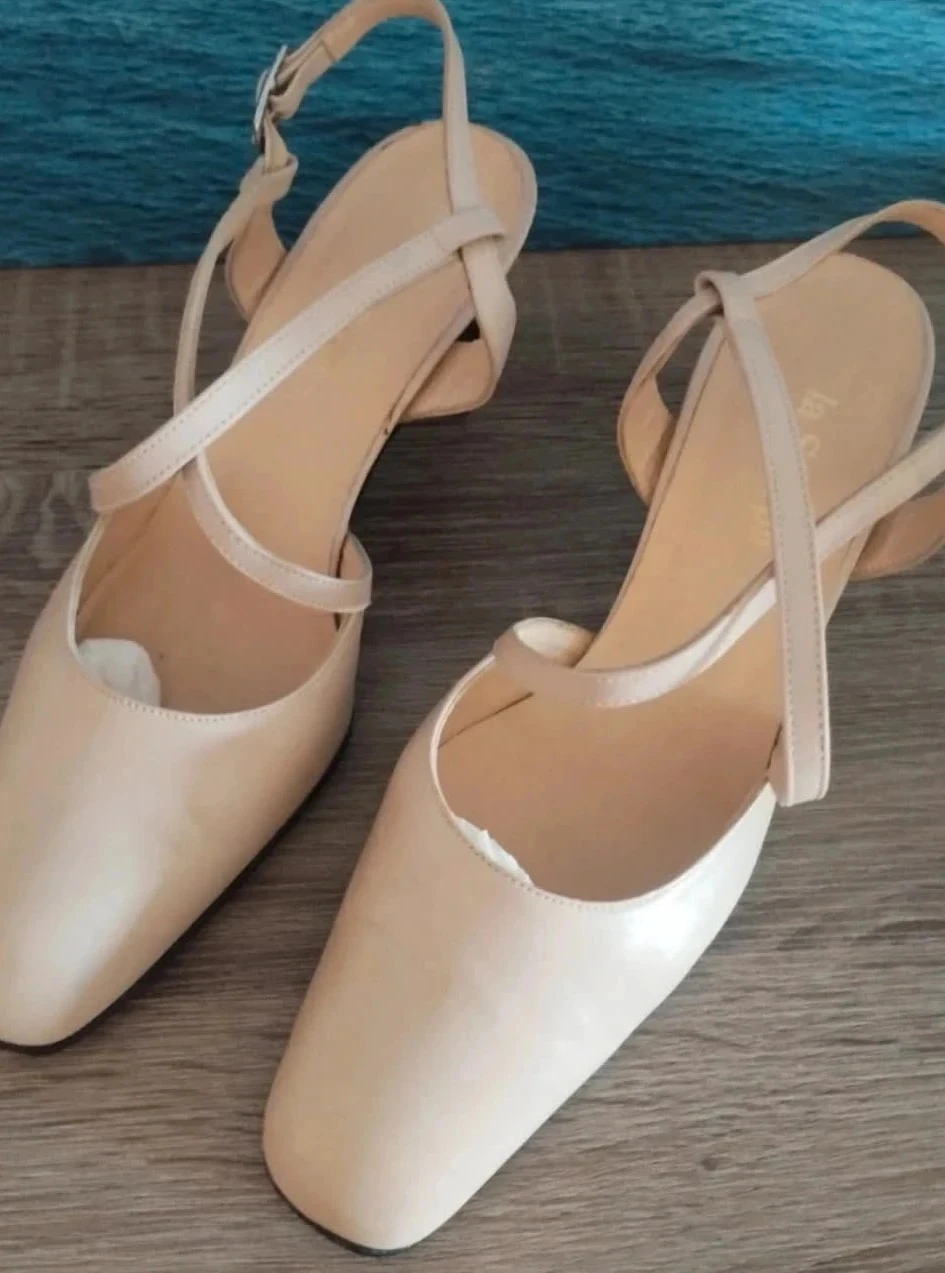 Sapatos de salto, creme, La Scarpa, P38 1/2 – photo 3